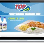Criação de Sites para Fabrica de Alimentos - Top Mix Cremes
